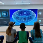 Home 18 몰입형 학습 환경에서의 새로운 교육 모델 - **Immersive Exploration in a Blended Reality Classroom:**
"A group of diverse high school studen...